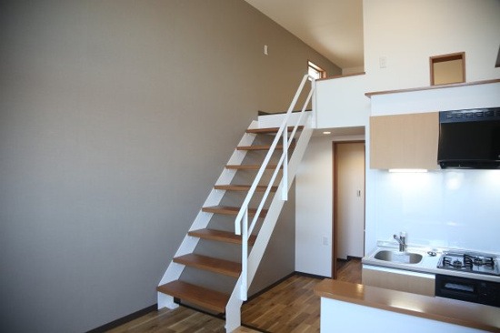 人気のメゾネットタイプのお部屋です