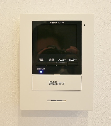 来客者が確認できるモニタホン