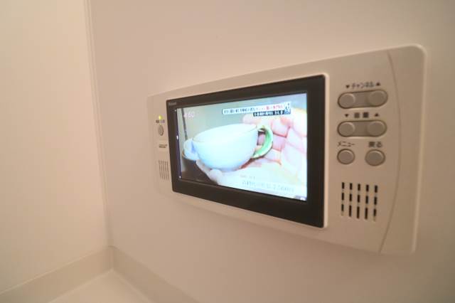 浴室TV付き。