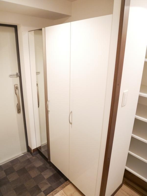 靴の収納にも困らない玄関