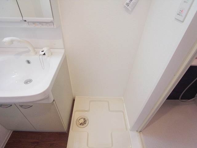 嬉しい室内洗濯機置き場