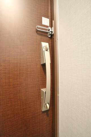 セキュリティの高いダブルロックです