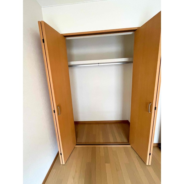 荷物が沢山あっても安心な収納ですね