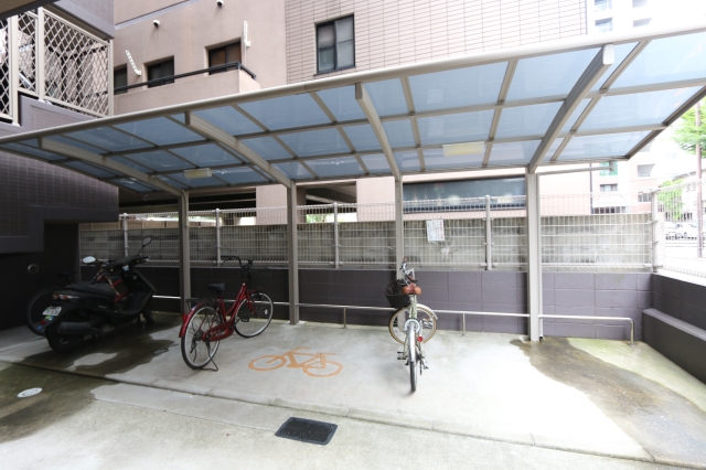 駐輪場もありますよ
