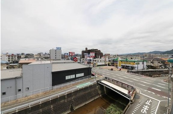 バルコニーからの景色です。