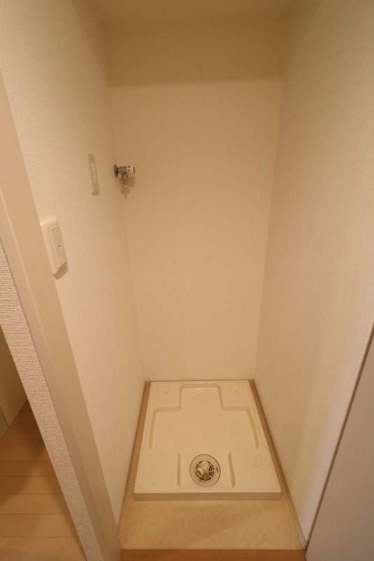洗濯機置場はこちらです。