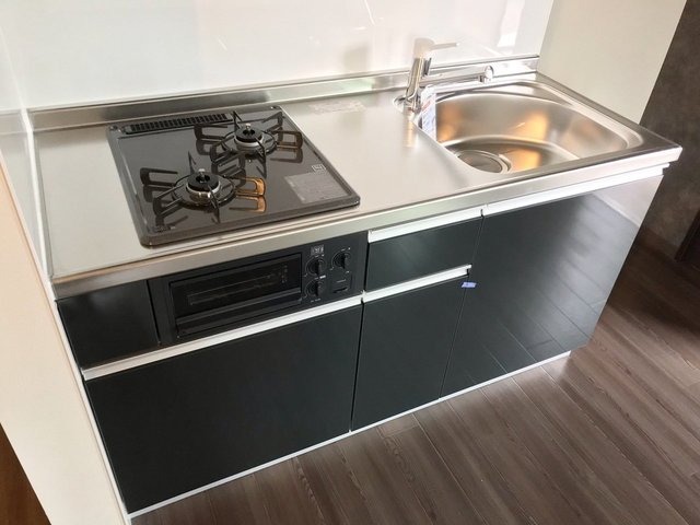２口コンロで料理もはかどりそうです