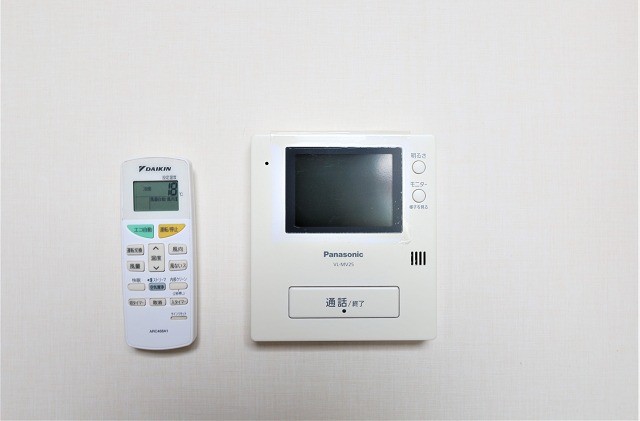 モニタ付で急な来客時も安心ですね