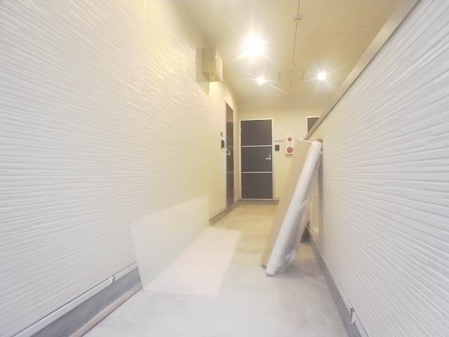 帰りが楽しみになる通路ですね