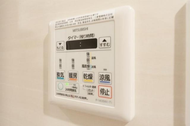 便利な浴室乾燥機付き