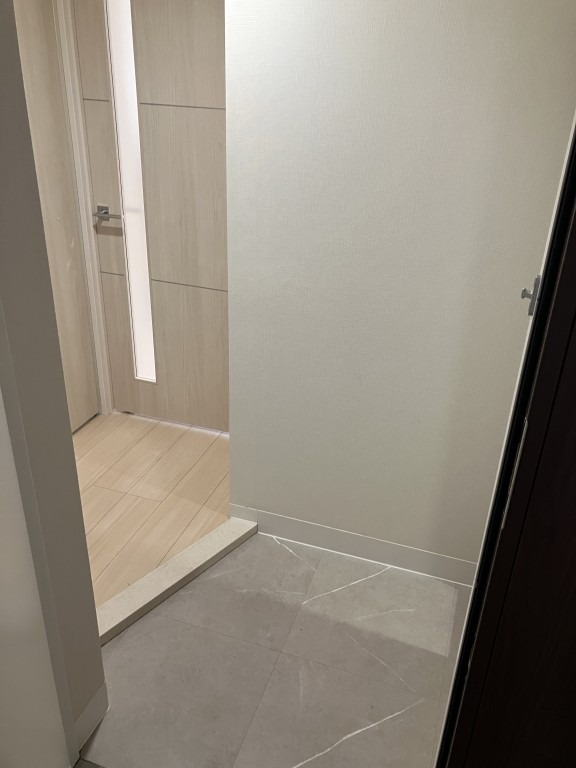 明るい玄関です