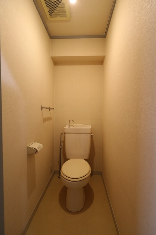 清潔感のあるトイレですね。