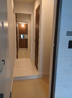 開放感のある玄関です