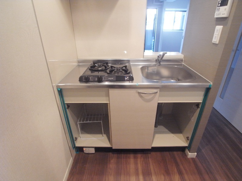 システムキッチンで料理がはかどります