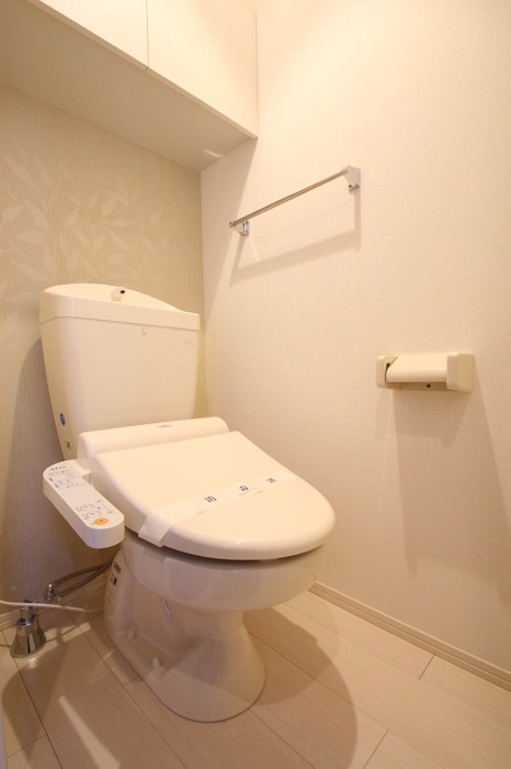 清潔感のあるトイレです。