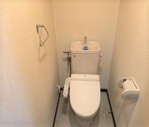 清潔感のあるトイレですね。