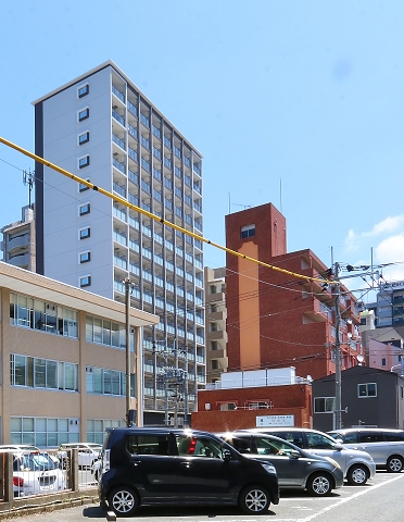 存在感ある建物です。