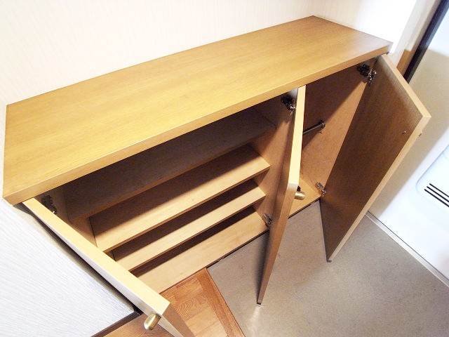 シューズもたくさん収納できますね