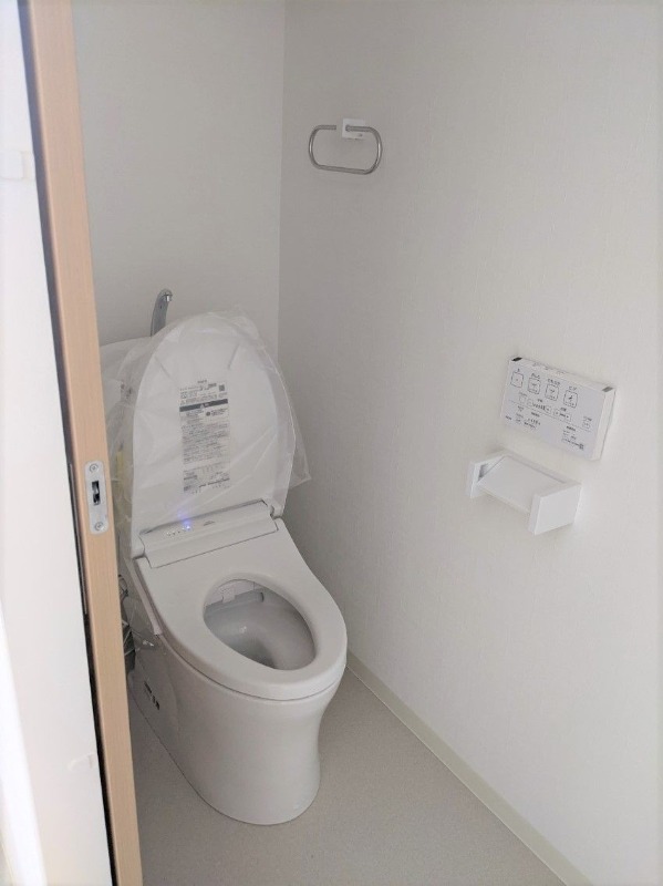 清潔感のあるトイレですね。