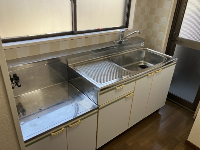 広々としたキッチンですね