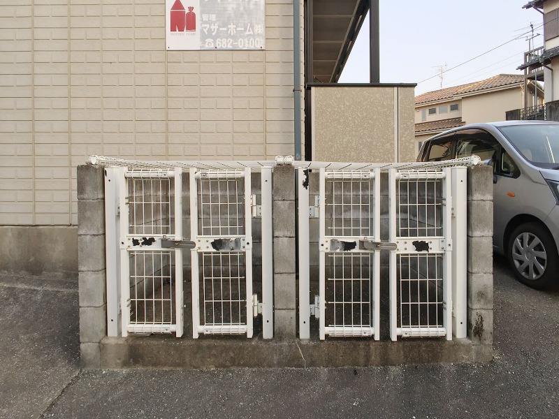 専用のゴミ置き場もあります。