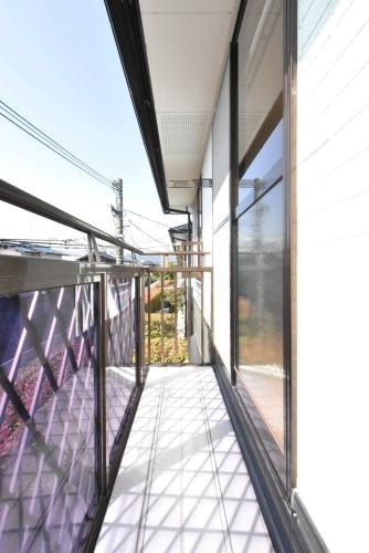 日当り良好なバルコニー。