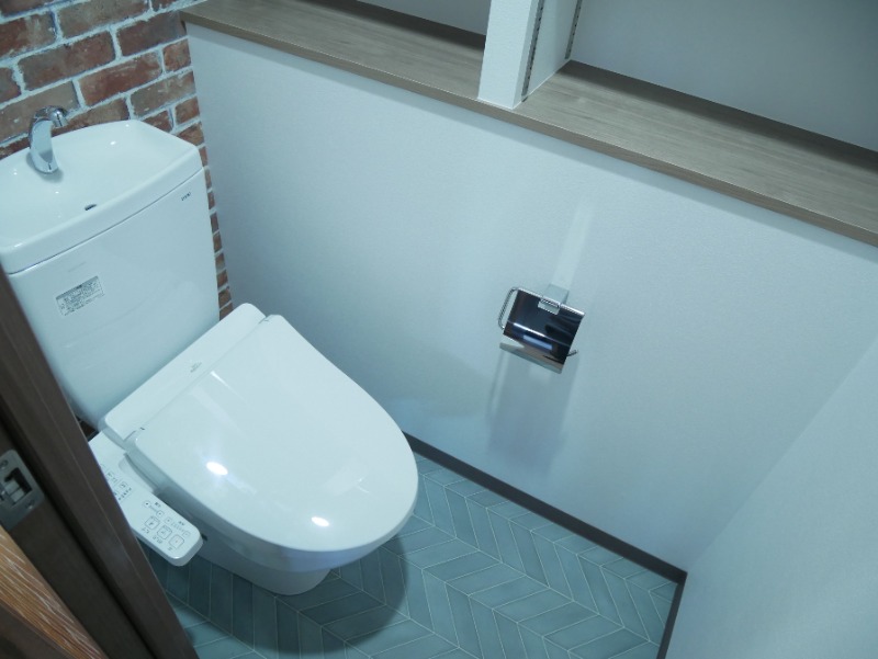 清潔感のあるトイレです