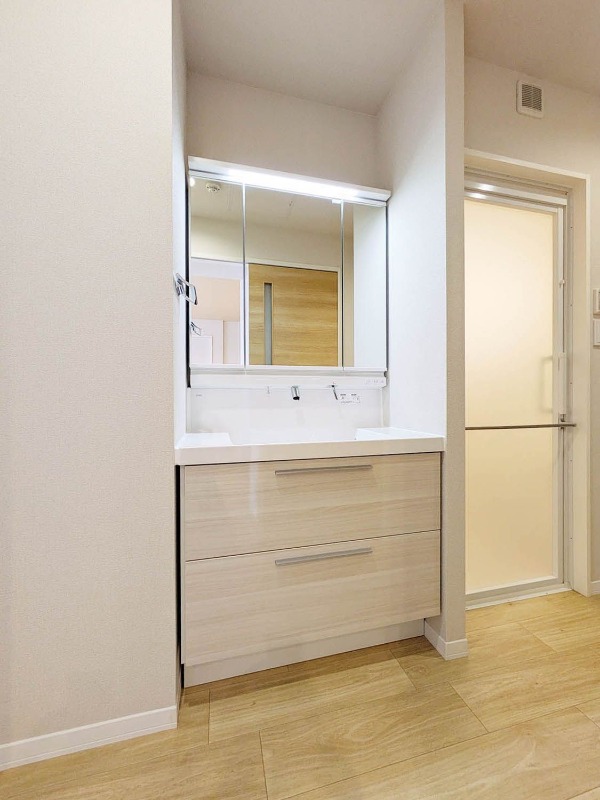 朝の支度はこちらです。