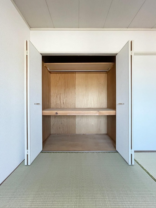 荷物が多くても安心な収納スペース