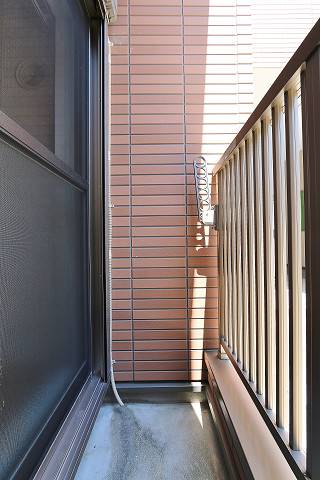 日当たり良好なバルコニー