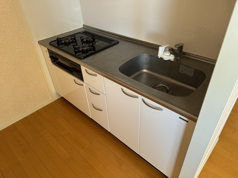 3口コンロで料理がはかどります