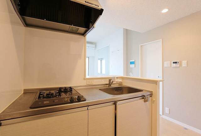 2口コンロで料理がはかどります