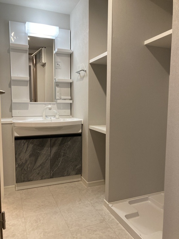 朝の支度はこちらです。