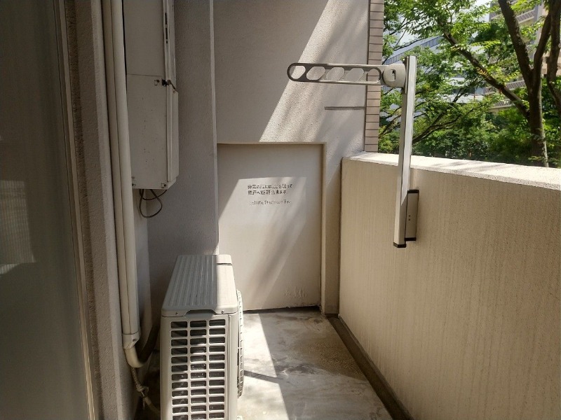 洗濯物もたくさん干せますね