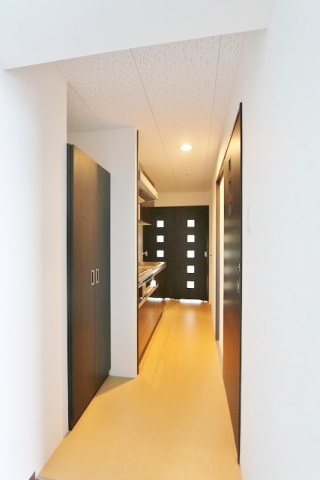 開放感のある玄関ですね