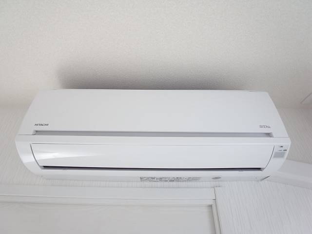 嬉しいエアコン完備です