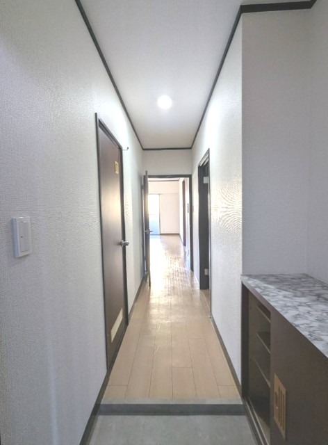 開放感のある玄関です