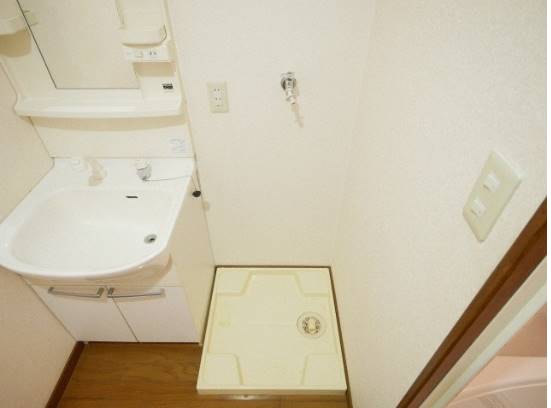 嬉しい室内洗濯機置場です