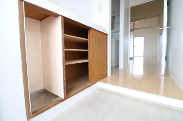 開放感のある玄関ですね