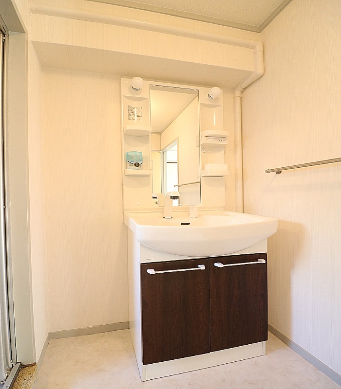 朝の支度はこちらです。