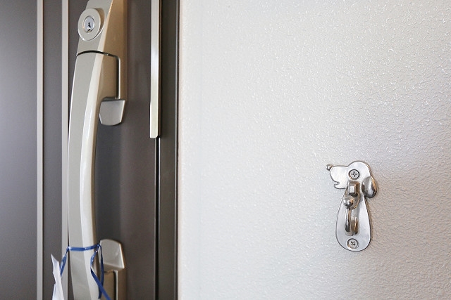 ペットがいる方も便利なドックフック付き
