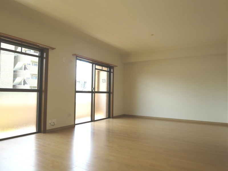 広いリビングですね