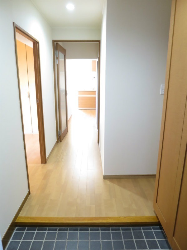 開放感のある玄関です