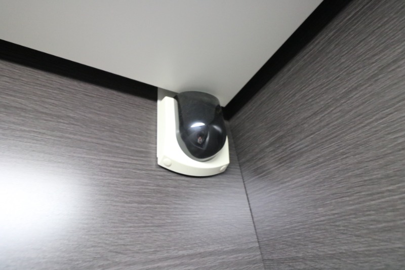 安心の防犯カメラ付きです。