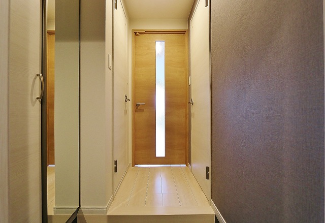 開放感のある玄関ですね