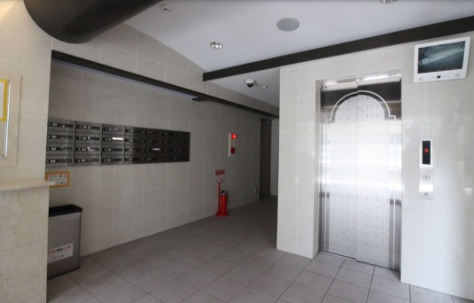 管理の行き届いたエントランス