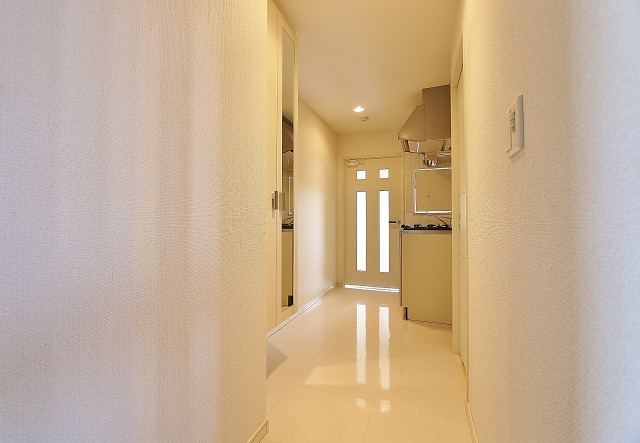 開放感のある玄関ですね