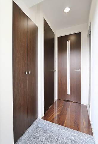 開放感のある玄関ですね