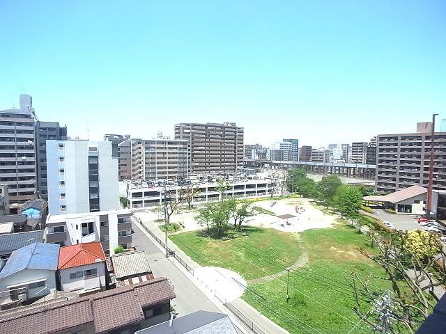 バルコニーからの眺めです