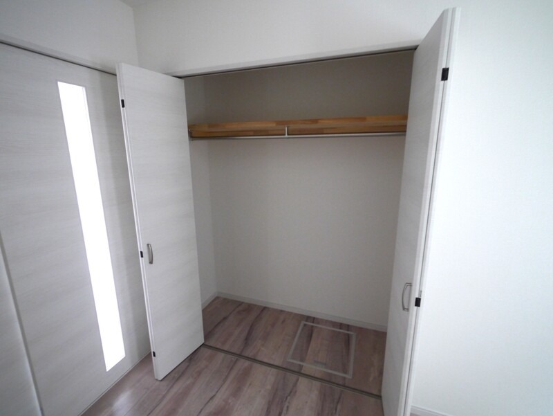 大きなクローゼット付き